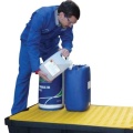 Wanienka wychwytowa polietylenowa EcoDrop 100 l, kratownica, czarny/żółty, MINI zdjęcie 4