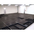 Platforma robocza polietylenowa EcoDrop 240 l, beczka 4*200 l, wanna wychwytowa, czarny, LOW zdjęcie 9