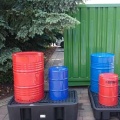 Wanna wychwytowa polietylenowa EcoDrop 250 l, beczka 4*200 l, kratownica, czarny, MEDIUM zdjęcie 8