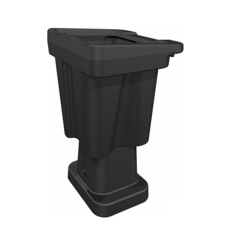 Zbiornik (przedział) roboczy polietylenowy EcoDrop 100 l, wanna 1120 l, 1*IBC, czarny