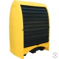 Stanowisko robocze polietylenowa EcoDrop 250 l, beczka 2*200 l, żółty/czarny, HARDCOVER zdjęcie 2