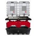Zestaw magazynowy EcoDrop do składowania IBC 1*1000 l i opróżniania IBC *1000 l, czarny/żółty, EASY MEGA zdjęcie 6