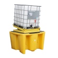 Pochylnia stalowa EcoDrop do opróżniania IBC 1*1000 l, żółty, EASY zdjęcie 2