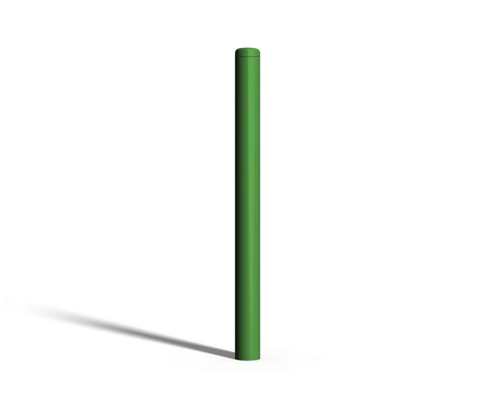 Słupek chodnikowy - parkingowy - blokujący - do zabetonowania -  zielony