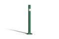 Słupek chodnikowy - parkingowy - blokujący - składany - zielony z białą obwolutą