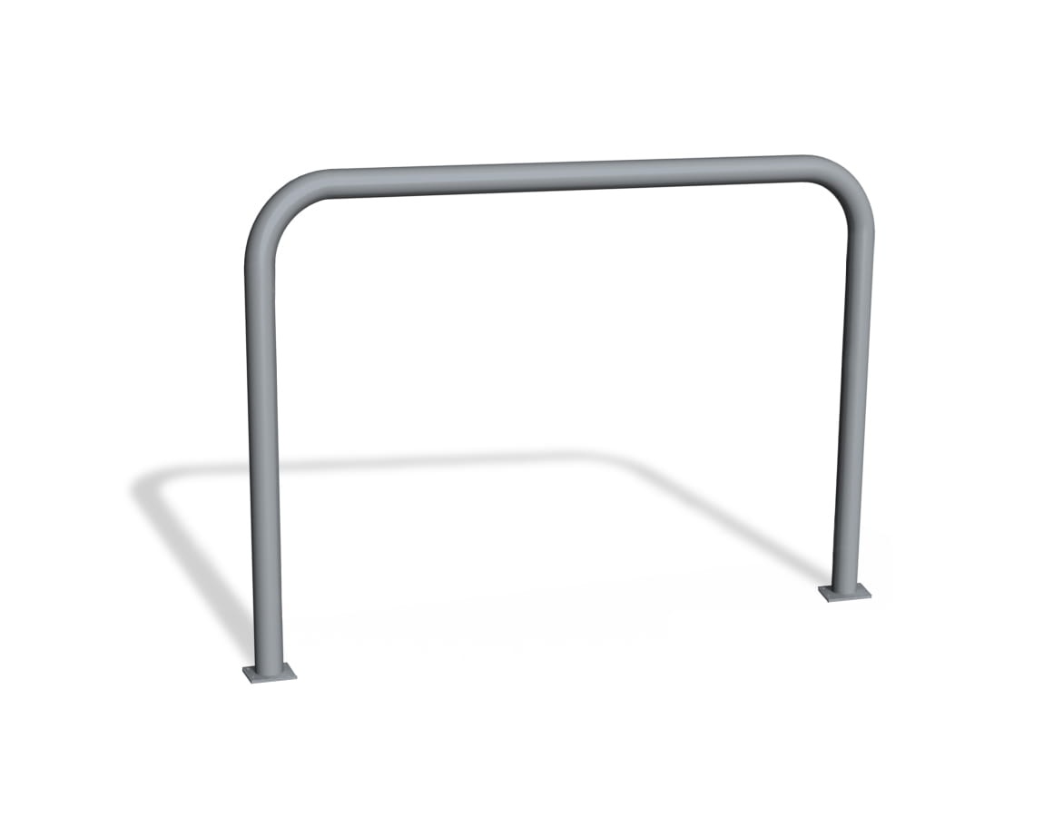 Bariera u12a bez poprzeczki - stojak rowerowy - szara - do przykr©cania.jpg