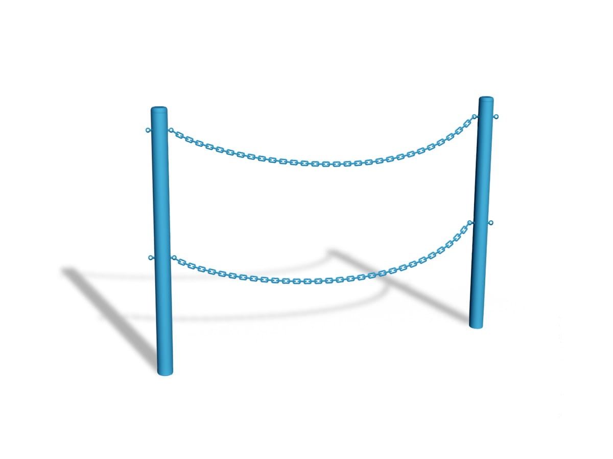 bariera_łańcuchowa u12b - dwa rzędy łańcucha - niebieska - do zabetonowania.jpg