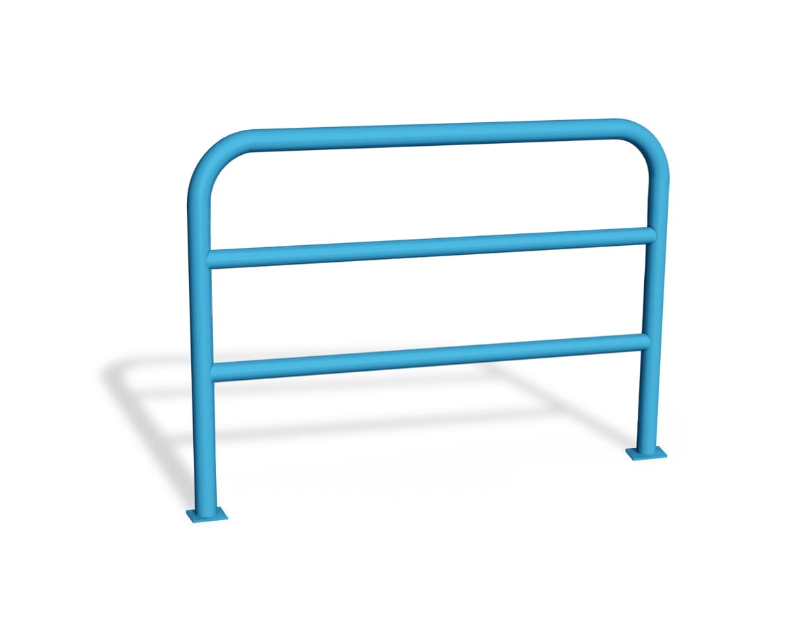 Bariera u12a z dwoma poprzeczkami - niebieska - do przykręcania.jpg