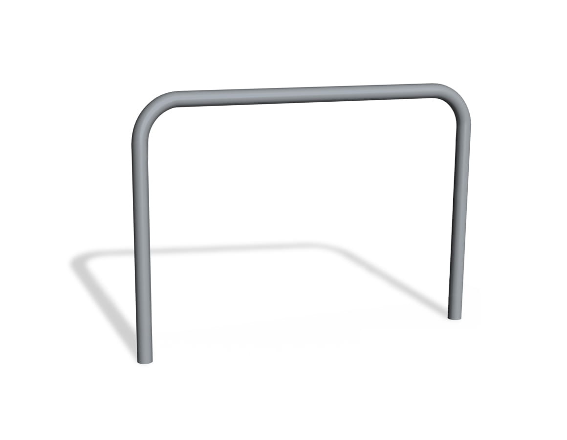 Bariera u12a z bez poprzeczki - stojak rowerowy - szara - do zabetonowania w gruncie.jpg