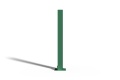 Słupek parkingowy składany blokujący zielony