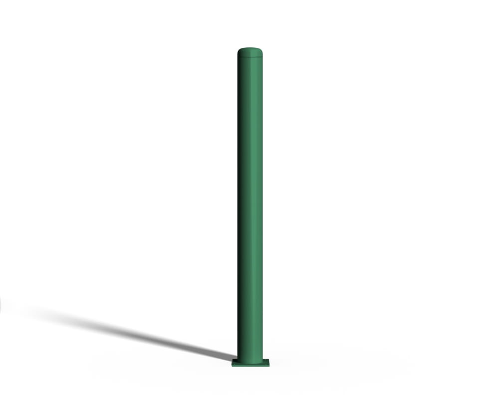 Słupek chodnikowy - parkingowy - blokujący - do przykręcania - zielony